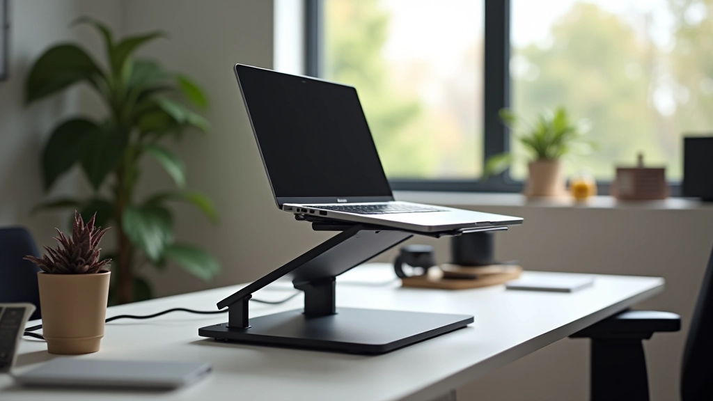Moderní domácí kancelář s ergonomickým vybavením a kvalitním osvětlením